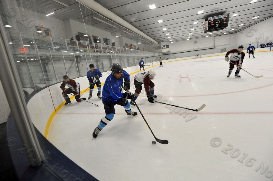 Wheaton College Men\'s Ice Hockey vs Middlesex Community College. - Photo By: KEITH NORDSTROM
